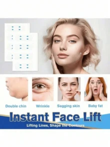 400pcs/160pcs/120pcs/80pcs/40pcs Instant Lifting & Firming Face Mask - Waterproof Transparent Sculpting Mask For Double Chin & Neck, Face Slimming, Alcohol-Free, Suitable For All Skin Types, Unisex, Upgraded Version, Face Lift Sticker, Physical Face Lifting Device, Transparent Invisible Bandage, Face Mask, Invisible Sticker - Multicolor - View 1