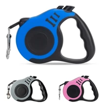 9.8ft Retractable Dual-Handle Dog Leash, Easy Control And Comfortable Grip - Multicolor - View 2