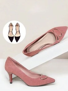 1双凉鞋鞋垫 自粘式 女士夏季防滑透气吸汗高跟鞋薄款七垫 - 杏色 - 查看 3