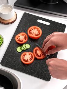 1/3PCS Marble Cutting Board Set, Household Fruit Cutting Board, Children's Food Cutting Board, Raw And Cooked Separation Cutting Board, Kitchen Food Cutting Board - màu đen - Xem 6