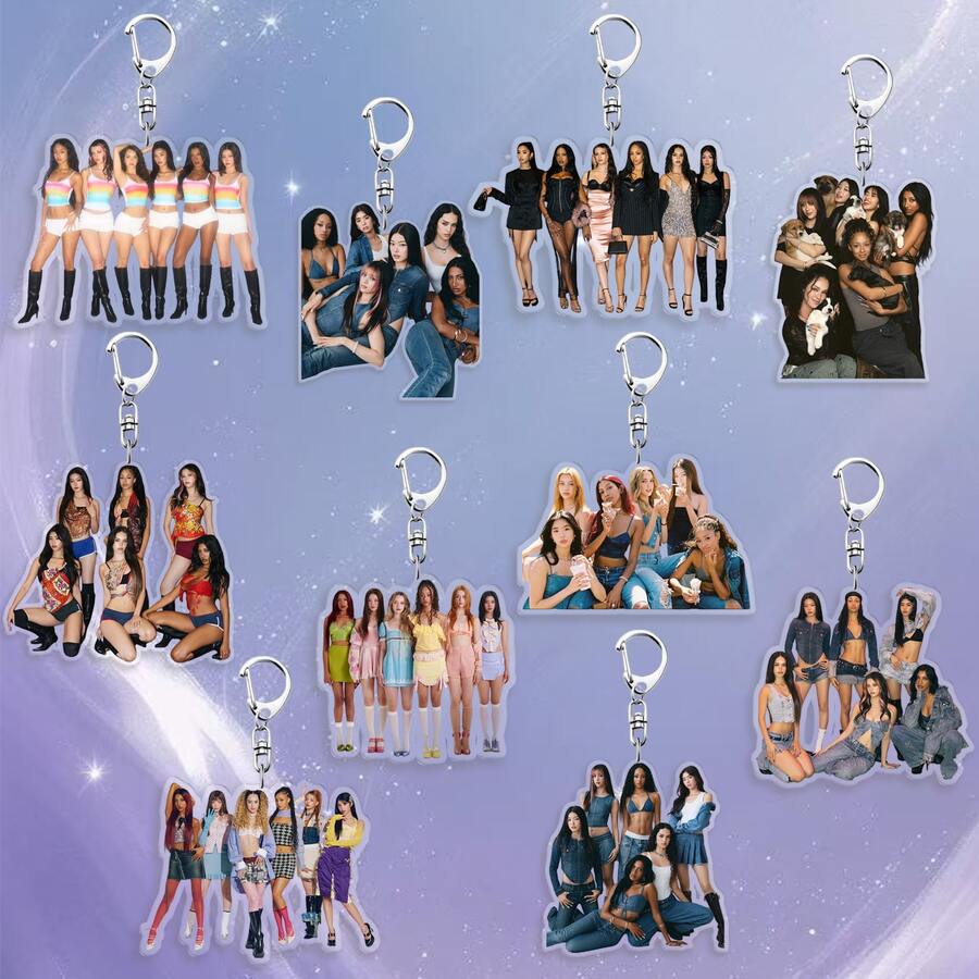 KATSEYE 钥匙扣,Sophia、Lara、Chanelle、Daniela、Yoonchae、Manon,新专辑及歌曲,粉丝周边,亚克力2D钥匙扣,演唱会周边,圣诞礼物,小礼物,收藏品 - 彩色 - 查看 1