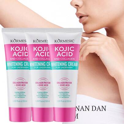 3 Pcs Skin Bleaching Cream For Women - Intimate Skin Care Lightening Cream For Intimate Areas, Private Parts, Underarms, Knees, Elbows, Inner Thighs, Bikini Areas–Dark Spot Remover For Face