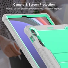 HUASEMI New Shock-Proof Protective Case For Samsung SamTab A9 Plus 11-Inch Tablet - Mint Green - View 5