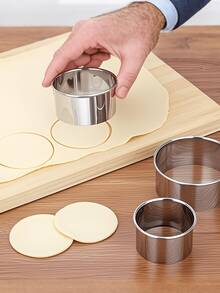 3 Stücke/Set Edelstahl Teigtaschen Form - Perfekt zum Herstellen leckerer Teigtaschen, Kuchen und Gebäck - Ideales Küchengerät für den Heim- und Restaurantgebrauch - Verschiedenfarbig - Übersicht 8