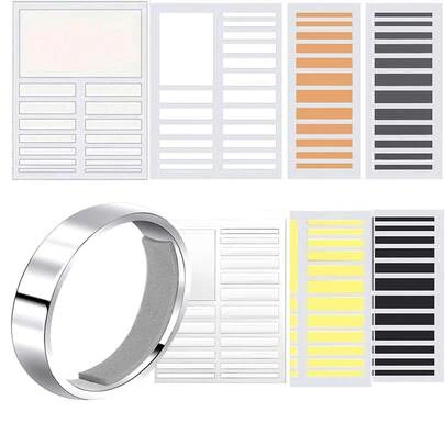 2pcs Ring Sizer Adjuster - Invisible Ring Resizer, Multiple Colors Available, Adjustable Size, Used To Resize And Secure Loose Rings! (May Detach When Wet)