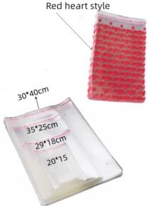 100 个大号自封玻璃纸袋自粘式透明可重复密封玻璃纸塑料袋，用于包装衣服、T 恤、裤子、饰品