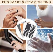 2个装戒指尺寸调节器 - 隐形戒指尺寸调节器，多种颜色可选，尺寸可调节，用于调整和固定松动的戒指！（遇水可能脱落） - 防滑墊 - 查看 8