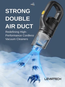 1 Pc Cordless Handheld Vacuum Cleaner, 6kPa Cyclonic Suction Wireless Car Vacuum Cleaner, Rechargeable High Power Vacuum Cleaner For Car/Office/Home - XC-109 - View 7