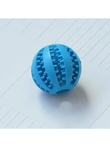 Natural Rubber Durable Interactive Pet Chew Toy Ball, Dog Dental Cleaning Snack Toy - Multicolor - View 11