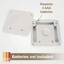 1pc Smart Motion Sensor 6-LED Floor/Ceiling/Wall Light - Wireless, Auto On/Off, Plug & Play Installation, Modern Square Design For Hallway, Stairs, Living Room, Bedroom (Batteries Not Included) - Suitable For Home, Garage, Office Decor - Multicolor - View 2