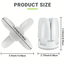 28W LED Four-Leaf Light (Equivalent To 80W), Mini Foldable Pendant Light, Suitable For Garage And Indoor Lighting, High Brightness, Compact Size