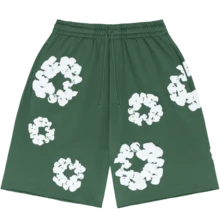 Denim Tears 'Sweatpants 'The Cotton Wreath' Pants Graphic And Drawstring For Unisex Adult - SOLE SERIOUSS, Women's Casual Drawstring With Modern Men Breathable Technology, Versatile Street Style Joggers Suitable For Streetwear, Casual Daily Wear, Weekend Outings, Music Festivals, Social Gatherings And More, Making It A Great Gift For Boyfriends Or Husbands.Sweatpants Sweats Wide For Men Sweat Pants Baggy Sweatpants - Green - View 6