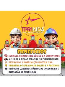 Educational Toy Engineer, 42 Pieces, Building Blocks, Children's, Boy, Girl, Child, Baby, Therapeutic, Pedagogical. - 彩色 - 查看 4