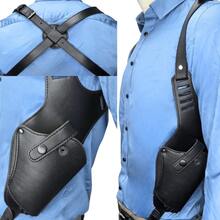 Concealed Tactical Hunting Underarm Holster, Made Of Genuine Leather, Suitable For Various Gun Types, Essential For Holster Enthusiasts And Role-Playing Game Players