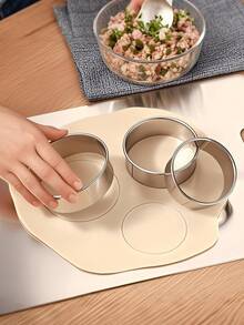 3 Stücke/Set Edelstahl Teigtaschen Form - Perfekt zum Herstellen leckerer Teigtaschen, Kuchen und Gebäck - Ideales Küchengerät für den Heim- und Restaurantgebrauch - Verschiedenfarbig - Übersicht 6