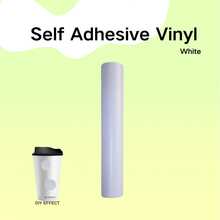 Vật liệu cuộn vinyl tự dính, phù hợp với tất cả các loại máy cắt, có thể dùng để làm nhãn dán trang trí, nhãn dán xe hơi, sổ lưu niệm, biển hiệu, bề mặt mờ. - A-Trắng - Xem 6