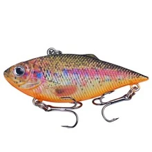 1pc Lipless Crankbait, Rattling VIB Artificial Fishing Lure, 8g/0.28oz Long Casting Sinking Wobbler, Plastic Hard Bait Vis Box - Multicolor - View 13