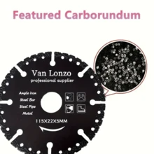 115*22*5mm/125*22*5mm Diamond Cutting Discs, Diamond Saw Blades For Cutting Iron, Steel Bars, Metal Plates, Aluminum And Other Materials - Black - View 6
