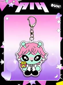1pc Stylish Portable K-Pop P1Harmony Seoul Cartoon Lightstick Keychain (Bag/Car Charm) For Teachers, Friends, Sisters – Daily Accessorizing & Gifting,Valentine's Day - Multicolor - View 7
