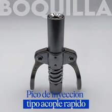 Vmingo Boquilla Autolock Para Pistola Engrase Acople Rapido Boquilla para Pistola Engrase, Acoplador de Grasa Acoplador de Pistola de Engrase - Negro - Ver 3