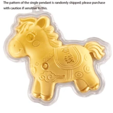 1pc Chinese New Year Horse Theme Keychain/Phone Strap/Bag Charm, Designs Include "Overnight Wealth", "Instant Riches", "Immediate Prosperity"; Keychain, New Year Gift, Gift For Relatives, Close Friends, And Back To School - Multicolor - View 11
