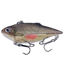 1pc Lipless Crankbait, Rattling VIB Artificial Fishing Lure, 8g/0.28oz Long Casting Sinking Wobbler, Plastic Hard Bait Vis Box - Multicolor - View 11