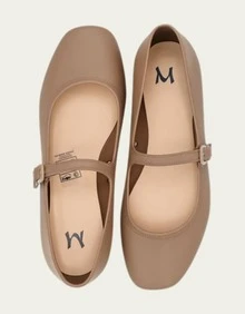 Women's Mary Jane Ballerina Flat With Round Toe, Classic Miss Miss - 裸體 - 查看 5