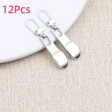 Wellenförmige abnehmbare Metallreißverschlusszipper, Ersatz-Reißverschlussgleiter für Taschen, Schuhe, Kleidung, DIY Nähzubehör - Verschiedenfarbig - Übersicht 18