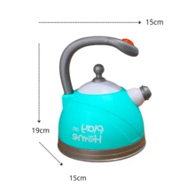 Tetera de Agua Juguete Infantil con Efecto de Vapor, Juguetes Chef, Accesorios y Utensilios de Cocina para Niños, Cocina de Juguete, Desarrollo Infantil, Creatividad Niños, Juguete Niña Niño, Aprendizaje y Diversión, Juguetes para Niños, Regalo Navidad - Azul Cadete - Ver 2