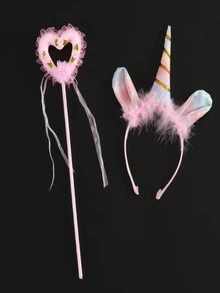 1pc Elegant Angel Halo Feather Headband - Princess Costume/Party Accessory - White - View 11