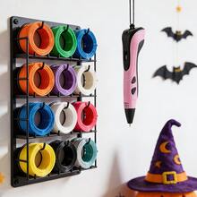 Bolígrafo de impresión 3D con pantalla LCD, ajuste de 3 velocidades, filamento PLA de 1.75mm, manualidades creativas profesionales DIY, regalo de cumpleaños - Rosa - Ver 6