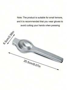 1個不鏽鋼手動檸檬榨汁器,果渣分離器,家用榨汁器,免電榨汁器,適用於客廳、廚房 - 彩色 - 查看 9