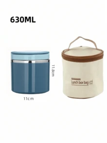 OBOVAY 1个650-1000毫升不锈钢保温食品容器，带提手，适用于盛汤、午餐、早餐、户外野餐、学生午餐盒。这款真空保温汤/午餐盒具有优异的保温/保冷功能，防漏，是返校用品的理想之选。 - 彩色 - 查看 20