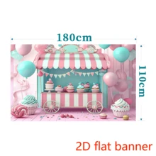 Phông nền trang trí 2D phẳng cho tiệc sinh nhật tại cửa hàng kẹo - Nền hồng, kẹo mút ngon, cờ kem, bóng bay, phông nền chụp ảnh ngày Quốc khánh, đồ dùng tráng miệng trên bàn, biểu ngữ trang trí, phông nền studio chụp ảnh, vật dụng trang trí, đồ dùng tiệc tùng, đồ dùng sinh nhật, đồ trang trí. - 1 - Xem 8