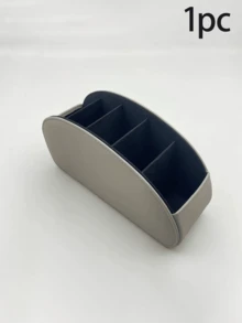 5-Slot Remote Control Organizer Box - Fits TV/DVR/Cable Box, Space Saving For Living Room, Home Office, Bedroom - Holds 1, 2, 3, 4, 5 Remotes - Also Works As Desktop Organizer For Glasses, Pens, Media Players And Remotes, Classic Design, Sturdy Construction, Great For Office, Christmas Gift, Valentine's Day Gift Or Holiday Gift