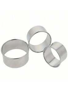 3 Stücke/Set Edelstahl Teigtaschen Form - Perfekt zum Herstellen leckerer Teigtaschen, Kuchen und Gebäck - Ideales Küchengerät für den Heim- und Restaurantgebrauch - Verschiedenfarbig - Übersicht 7