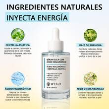 WEUD, Producto Original Oficial, Kit Completo de 5 Productos de Cuidado Facial (Crema Hidratante, Suero de Centella, Suero de Propóleos, Contorno de Ojos y Crema para Cuello), Origen Coreano, Enriquecido con Centella Asiática, Ácido Hialurónico y Colágeno, Proporciona Hidratación Profunda a la Piel, Nutrición Continuada y Sensación de Confort, Ofrece Textura Ligera y Absorción Rápida para un Cuidado Diario Agraciado, Adaptable a Todos los Tipos de Piel, Incluyendo la Piel Sensible, Contenidos: Crema Hidratante 100g, Suero de Centella 50ml, Suero de Propóleos 50ml, Contorno de Ojos 30ml, Crema para Cuello 50g - Blanco - Ver 8