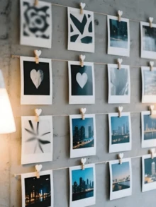 10/20/40/50/80/100/150/200/300/400个白色心形夹子，白色迷你木质心形衣夹，带心形图案的木质衣夹，木质弹簧照片纸夹，家居婚礼情人节装饰夹，床品晾干夹，心形木质衣夹照片纸迷你夹子 - 白色 - 查看 9