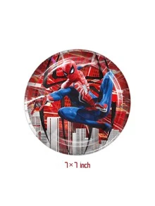 77pcs  Themed Birthday Party Supplies, Including Paper Cups, Tablecloth, Banner, Flags, Balloons, Wholesale For Family Gatherings, Birthday Parties And More - Multicolor - View 4