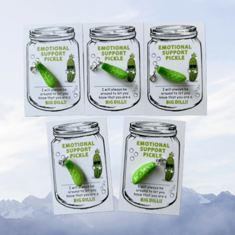 1/2/6/12/20/40/60/80/100pcs Cute Pickle Keychain - Whimsical Resin Cucumber Pendant With Uplifting Message, Thoughtful Gift For Birthdays/Bachelorette/Graduation/Christmas, Vibrant Green Accessory