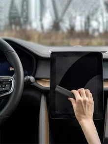 2-In-1 Ultra-Fine Fiber Screen Cleaning Spray Set, Includes Ultra-Fine Microfiber Cloth For Wiping Phones, Glasses Cleaning Cloth, And Phone Cleaning Tool, Suitable For Phones, Tablets And Computers - Light Grey - View 1