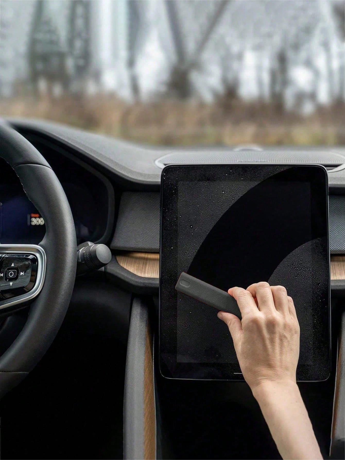 2-In-1 Ultra-Fine Fiber Screen Cleaning Spray Set, Includes Ultra-Fine Microfiber Cloth For Wiping Phones, Glasses Cleaning Cloth, And Phone Cleaning Tool, Suitable For Phones, Tablets And Computers - Light Grey - View 1