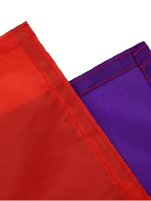 1条150厘米x90厘米六色彩虹骄傲派对横幅，色彩鲜艳，防紫外线褪色，帆布横幅顶部和黄铜扣眼，非常适合骄傲月/多元化活动/LGBTQ+平等庆祝活动和派对装饰 - 彩色 - 查看 6