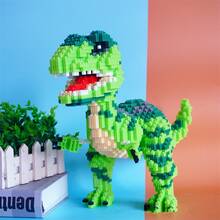 1pc 4009pcs Dinosaur & Animal Building Blocks Set - Educational 3D Puzzle, Hands-On Construction Toy, Suitable For Holiday Gifts, School Rewards And Christmas Surprises