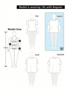 Women's Plus Size Casual Crew Neck Broken Heart Graphic Short Sleeve T-Shirt, Versatile For Commuting And Everyday Wear - Black - View 7