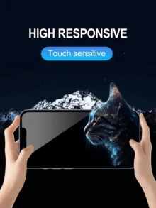 【4片装】高清隐私钢化玻璃屏幕保护膜，兼容小米/红米手机，包括小米15、14T、红米15、红米15C等机型，9H高清钢化玻璃，带隐私快门，防刮防摔，防水防油，适合作为节日/圣诞节/生日礼物。 - 黑色 - 查看 12