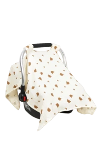 1pc Solid Color Baby Stroller Canopy, Breathable, With Button-Style Opening, Protects Baby From Sunlight, Essential For Summer - nắp chống bụi - Xem 12