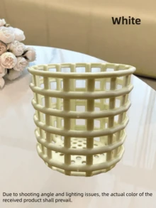 1 hộp đựng cọ trang điểm tối giản, hộp khăn giấy, xô đựng kem đánh răng và đồ dùng vệ sinh cá nhân trong phòng tắm, giá đựng đồ dùng phòng tắm. - Nhiều màu - Xem 3