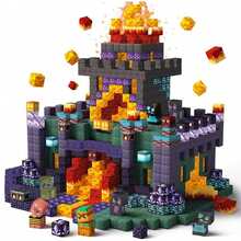 90/150/300pcs Magnetic Building Tiles Set - Create Cave Adventure Toys, STEM Sensory Toys, Montessori Sensory Toys, Suitable For Boys And Girls 3+ Years Old, Children Gifts, Birthday Gifts, Holiday Gifts (Some Colors Random) - Multicolor - View 11