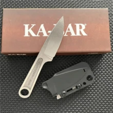 Tactical Outdoor Survival Knife Kydex Sheath | Multi-Function Camping/Pocket/Fruit Knife | Holiday Gift Collectible Blade - Multicolor - View 4